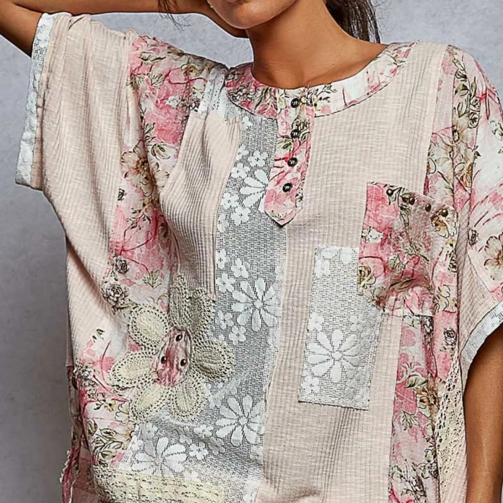 POL Mixed Media Top